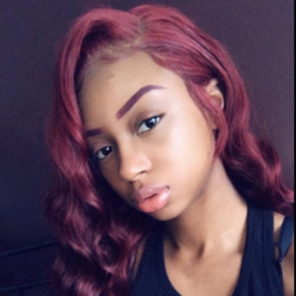 Burgundy Red Brazilian Straight Remy Human Hair main image 4